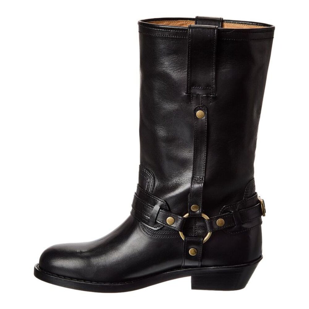 Isabel Marant Heiko Leather Boot, Black - Picture 2 of 5